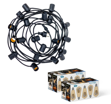 GRINALDA DE LUZ ALLEGRA 220V PRETA