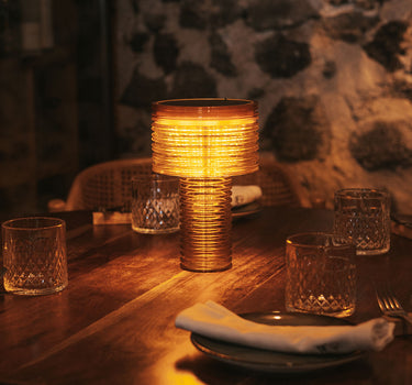 CANDEEIRO DE MESA SOLAR ÂMBAR