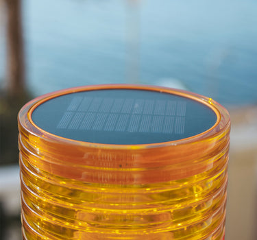 CANDEEIRO DE MESA SOLAR ÂMBAR