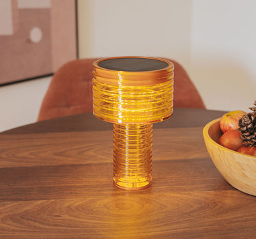 CANDEEIRO DE MESA SOLAR ÂMBAR