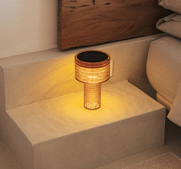 CANDEEIRO DE MESA SOLAR ÂMBAR