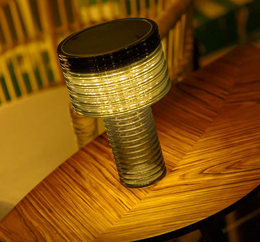 CANDEEIRO DE MESA SOLAR ÂMBAR
