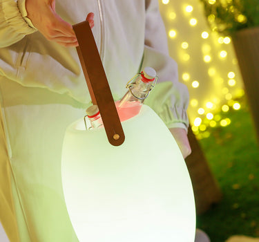 Porta-garrafas iluminado com alto-falante Apollo
