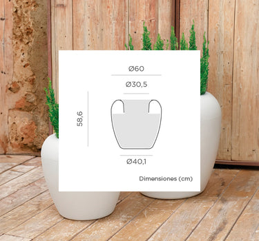 Vaso redondo ARECA 60