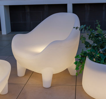 Poltrona para exterior Aruba com luz