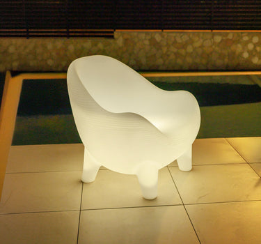 Poltrona para exterior Aruba com luz