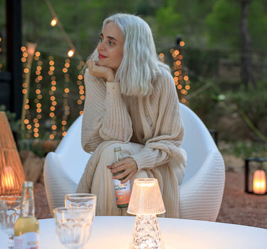 Poltrona para exterior Aruba com luz