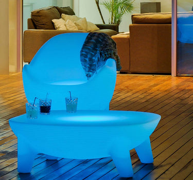 Poltrona para exterior Aruba com luz