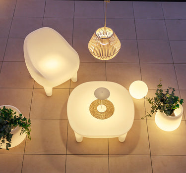 Poltrona para exterior Aruba com luz