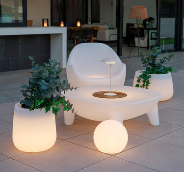 Poltrona para exterior Aruba com luz