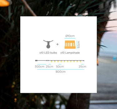 Grinalda decorativa AURORA