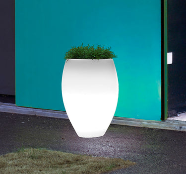 Vaso redondo com luz ALOE 45