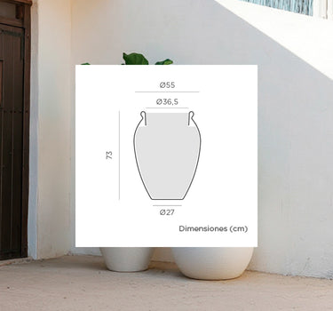 Vaso redondo BEGONIA 80 HIGH
