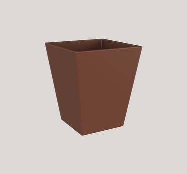 VASO QUADRADO CALENDULA 50 RÚSTICO COLORIDO