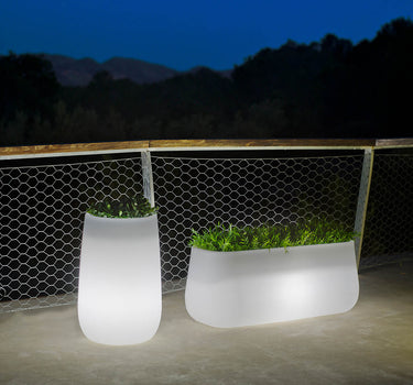 Floreira comprida com luz CAMELIA LARGE