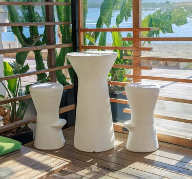 Mesa de cocktail alta Capri 110