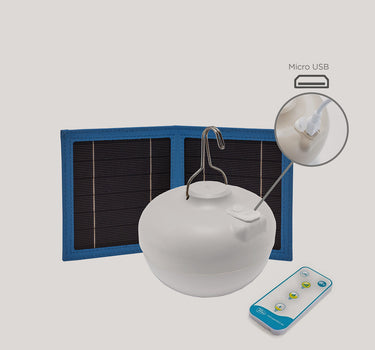 Lâmpada portátil de carregamento solar CHERRY