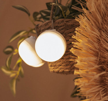 Lâmpada portátil recarregável CHERRY MINI (pack com 3 lâmpadas)