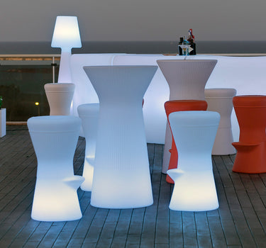 Banqueta alta redonda Corfu 74