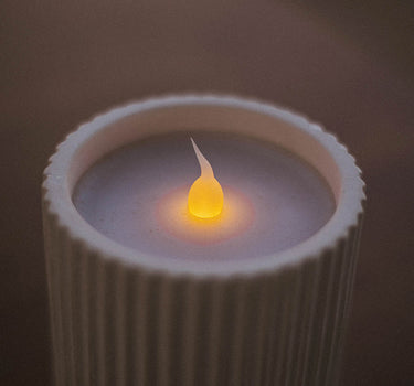 CANDEEIRO EM FORMA DE VELA DOLO CERAMIC (Pacote com 2 unidades)