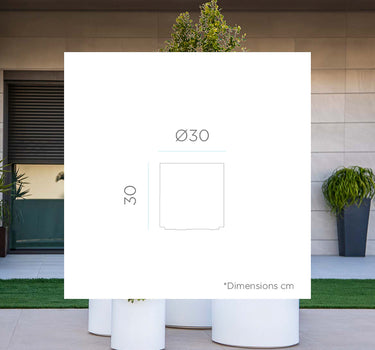 HORTENSIA | Vaso redondo de 30 cores