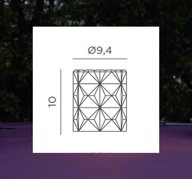 Embalagem 12 unidades - CANDEEIRO DE MESA DE NATAL JACK LUX