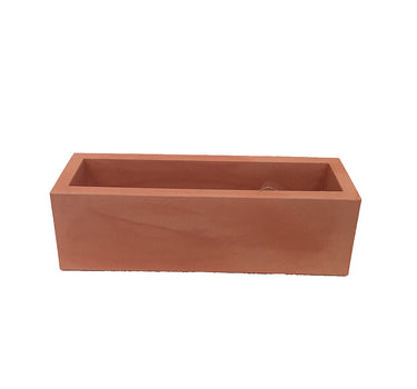 Vaso colorido retangular JARA 100 x 35