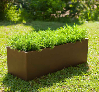 Gekleurde rechthoekige plantenbak JARA 100 x 40