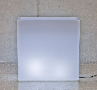 FLOREIRA RETANGULAR JUNCO 80 COM LUZ