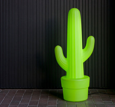 CANDEEIRO DE PÉ BRANCO TRANSLÚCIDO KAKTUS