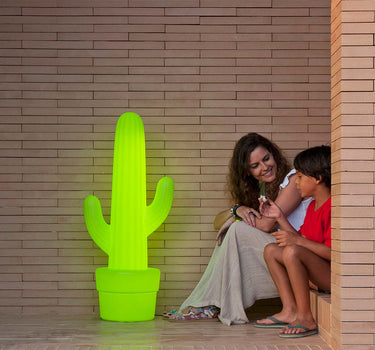 CANDEEIRO DE CHÃO VERDE LIMÃO KAKTUS