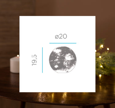 ESFERA LUMINOSA LUA 20