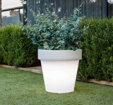 Floreira redonda com luz MAGNOLIA 60