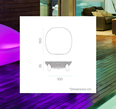 Mesa de centro baixa Martinica