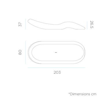 Espreguiçadeira CIRCOOLAR Rasa | Material Reciclado