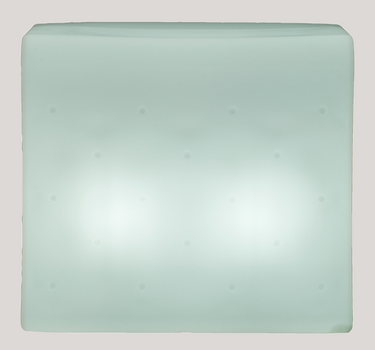 Balcão de bar reto iluminado Creta 120 cm