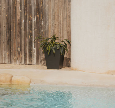 VASO QUADRADO CALENDULA 50 RÚSTICO COLORIDO