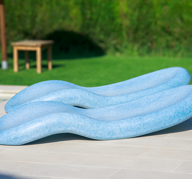 Espreguiçadeira CIRCOOLAR Rasa em Material Reciclado