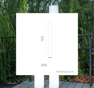 CANDEEIRO DE PÉ CILÍNDRICO FITY 160 | USO INTERIOR