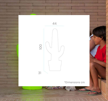 CANDEEIRO DE PÉ BRANCO TRANSLÚCIDO KAKTUS