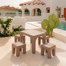 Conjunto infantil NANA TABLE com mesa e 4 bancos