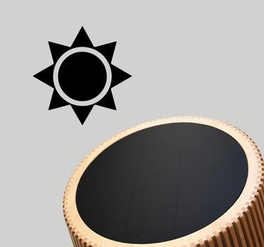 Candeeiro de pé sem fios com carga solar OKINAWA