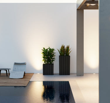 Floreira quadrada cor OLIVE 50