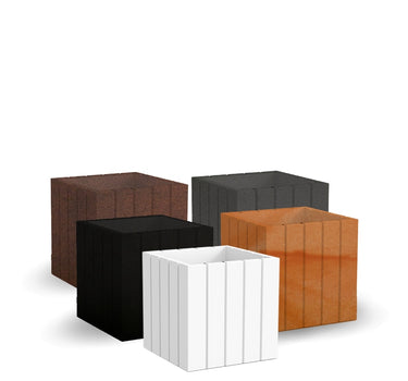 Floreira quadrada cor OLIVE 50