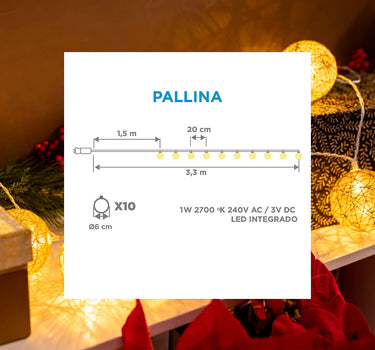 GRINALDA PALLINA PARA EXTERIOR