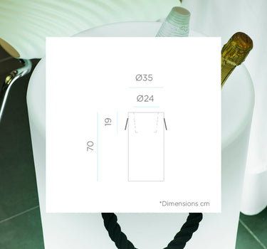 Garrafeira iluminada PALMA 70