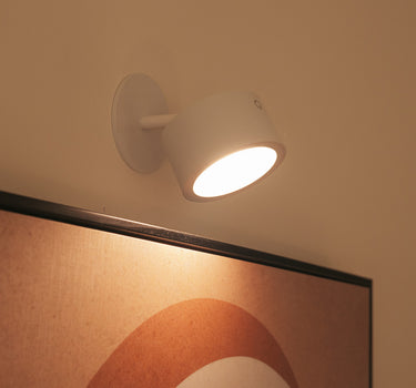 Aplique redondo sem fios para ambiente interior ROLL 8