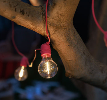 GRINALDA DE LUZES ALLEGRA ROSA | USO INTERIOR