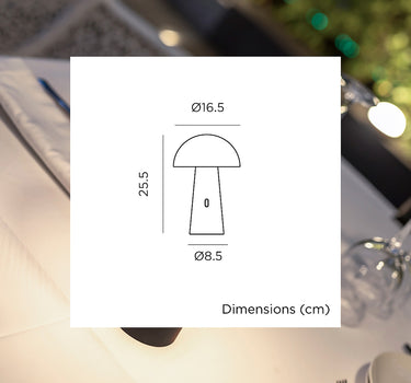 CANDEEIRO DE MESA AJUSTÁVEL DE NATAL SHITAKE