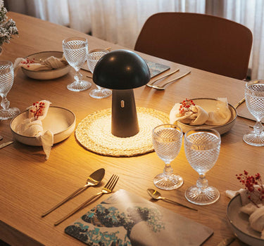 CANDEEIRO DE MESA AJUSTÁVEL DE NATAL SHITAKE